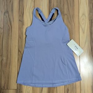 NWT! Lululemon Stash N' Run Tank Top In Berry Mist/ Moody Blues Size 6